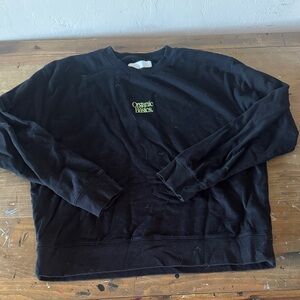Organic Basics Black Crewneck Sweater M